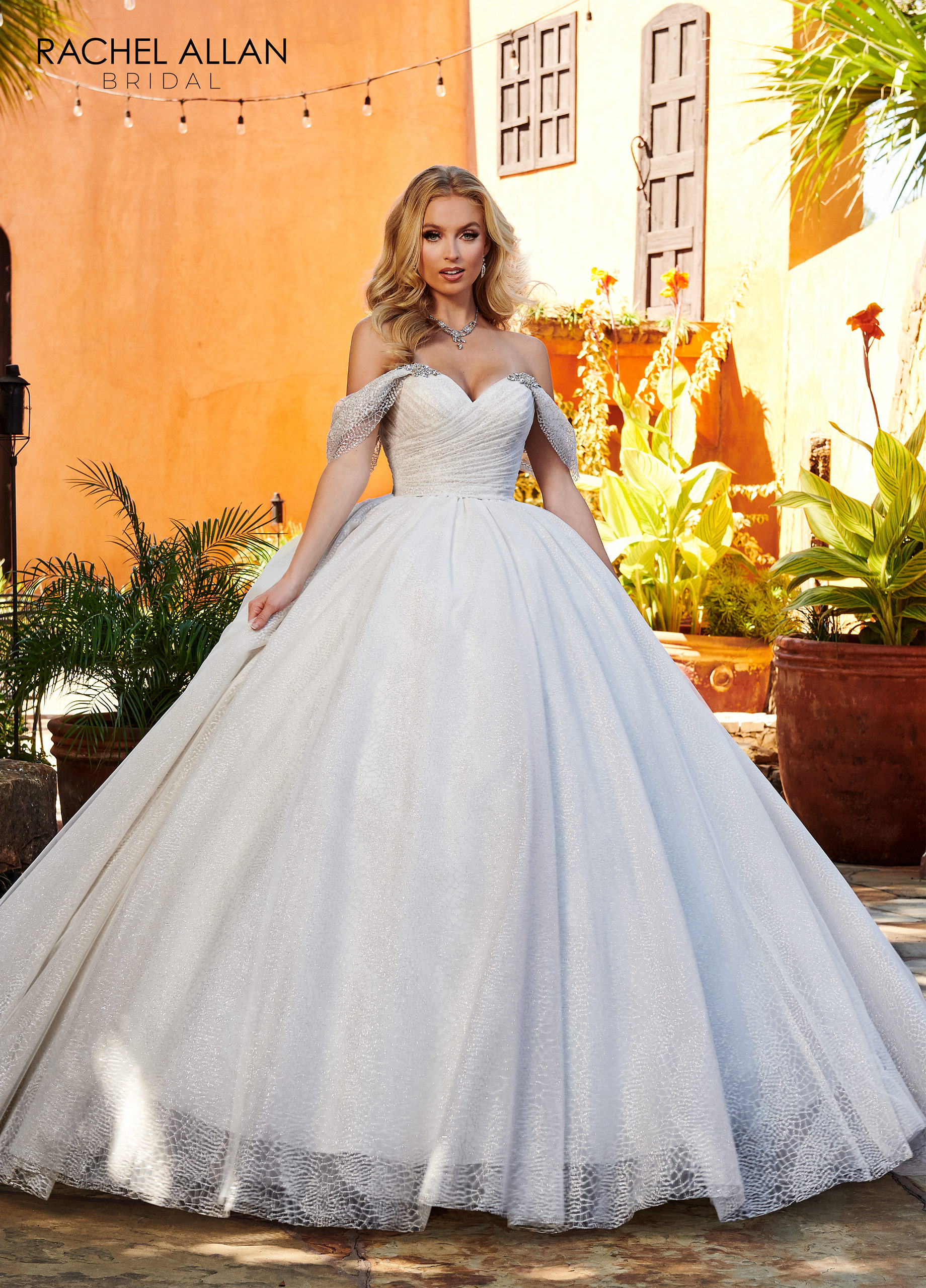 Off The Shoulder Ball Gowns Ball Gowns in IVORY Color