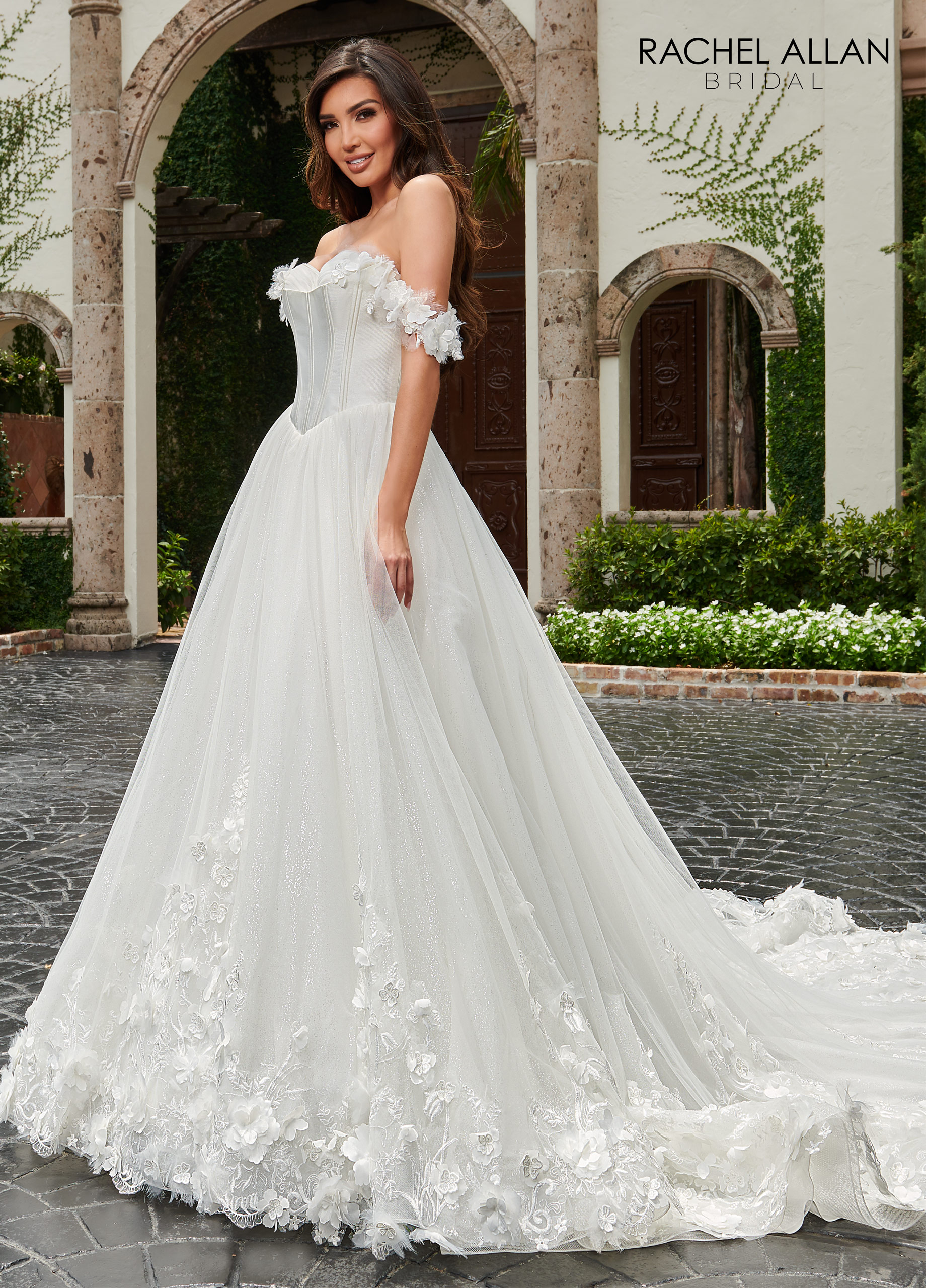 Sweetheart A-Line Lo' Adoro Bridal in IVORY Color
