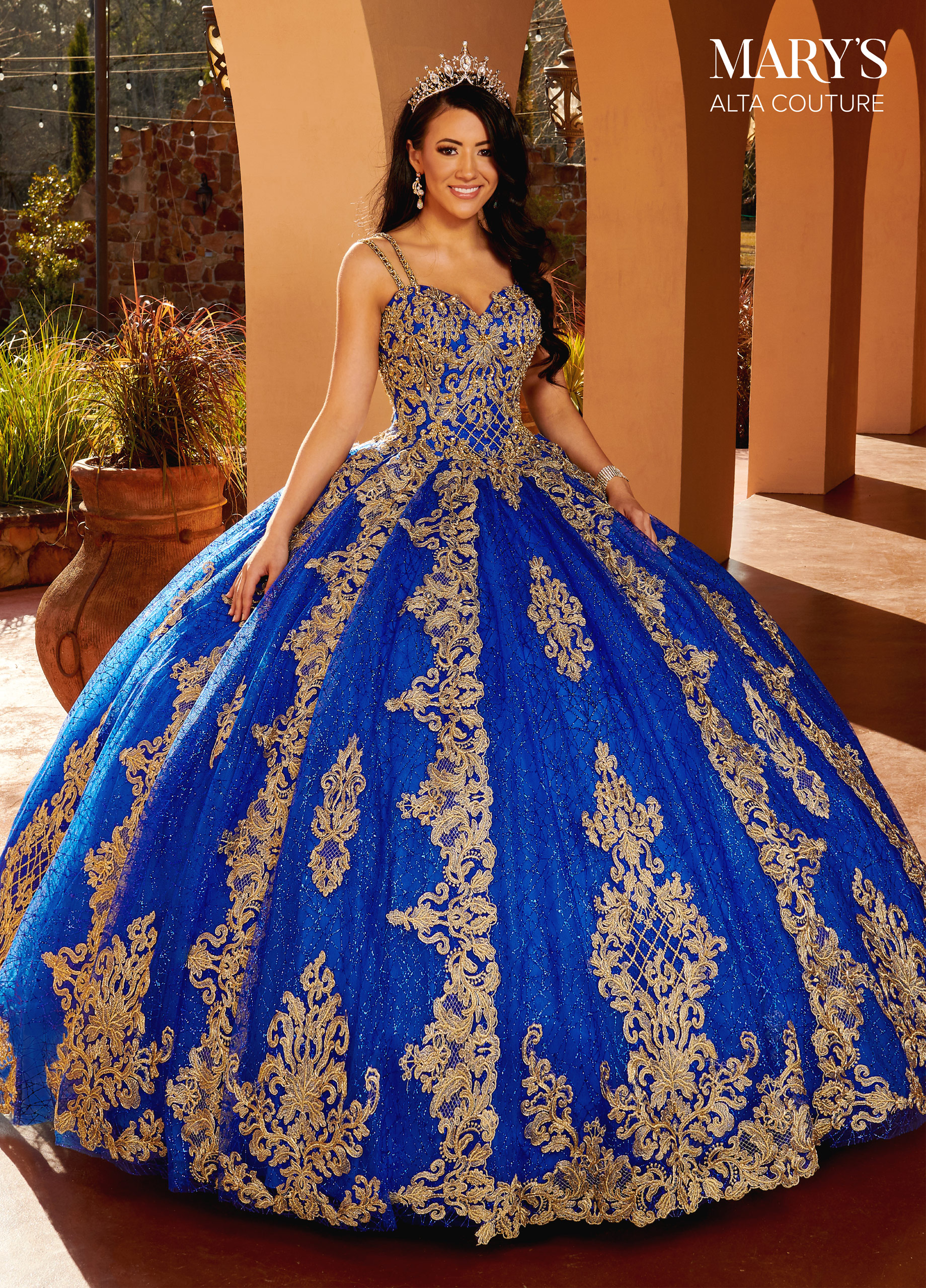 Sweetheart Ball Gowns Alta Couture in ROYAL GOLD Color