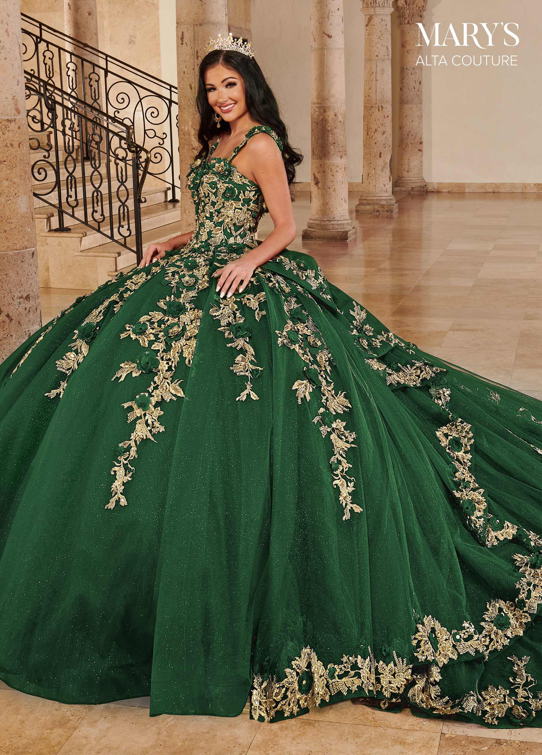Sweetheart Ball Gowns Alta Couture Quinceanera Gowns in Color | Style ...