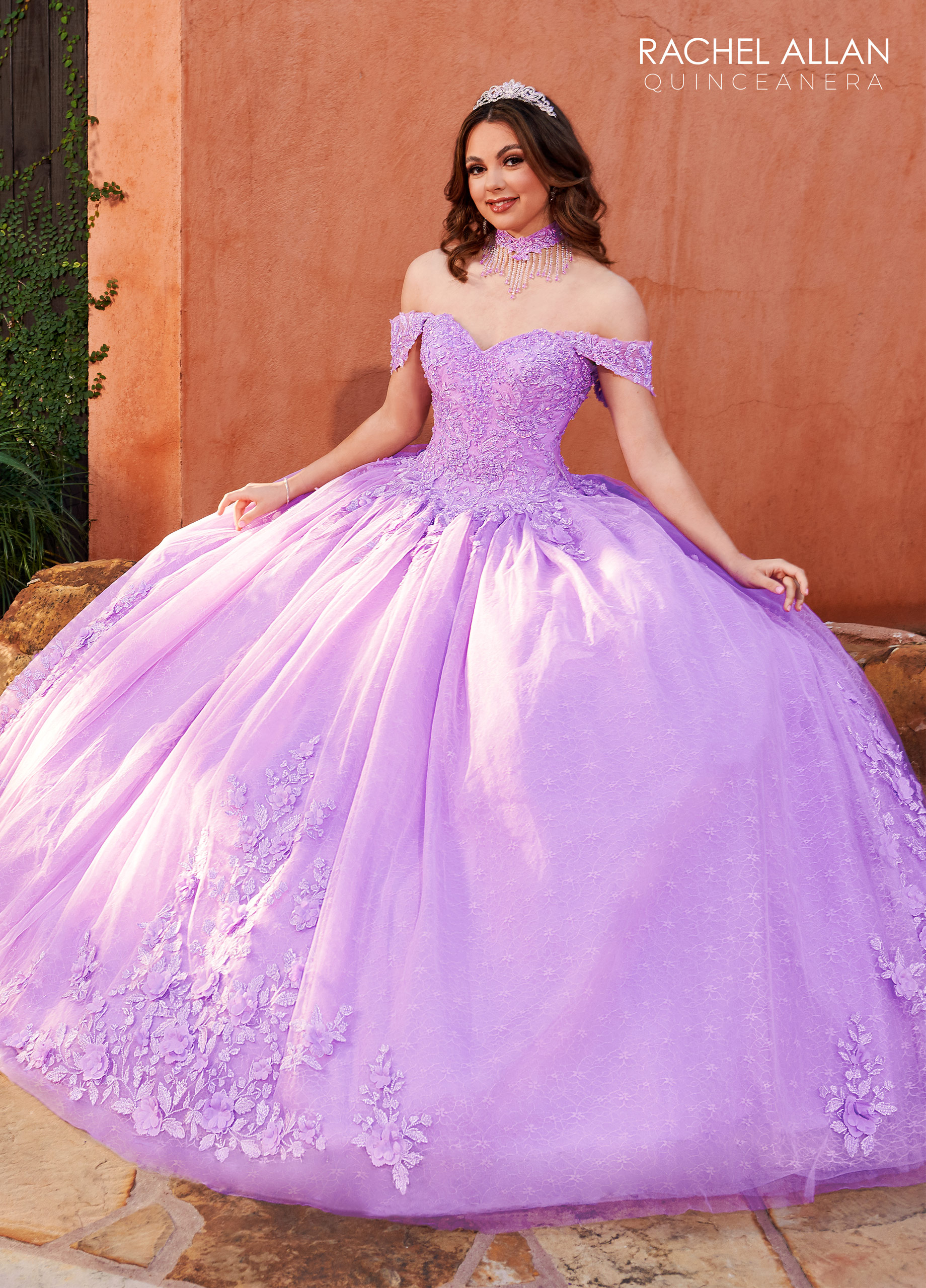 Sweetheart Ball Gowns Carmina in LILAC Color