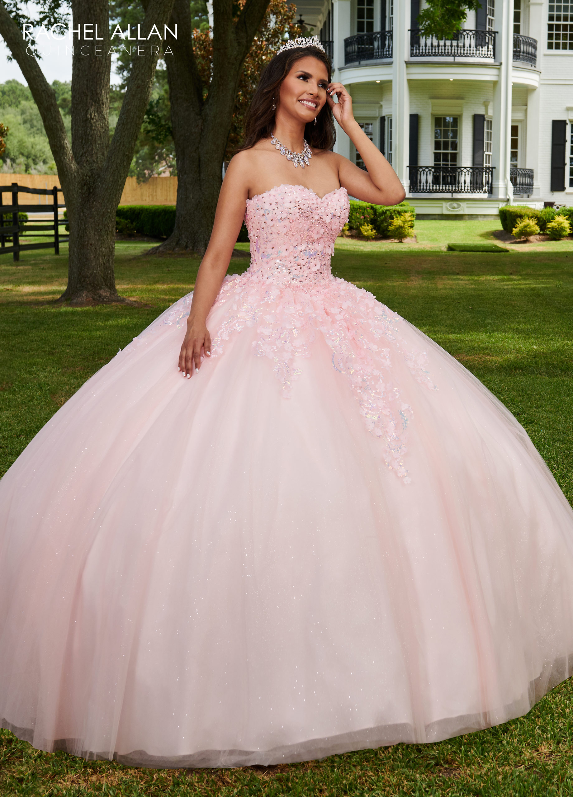 Sweetheart Ball Gowns Carmina in BLUSH Color