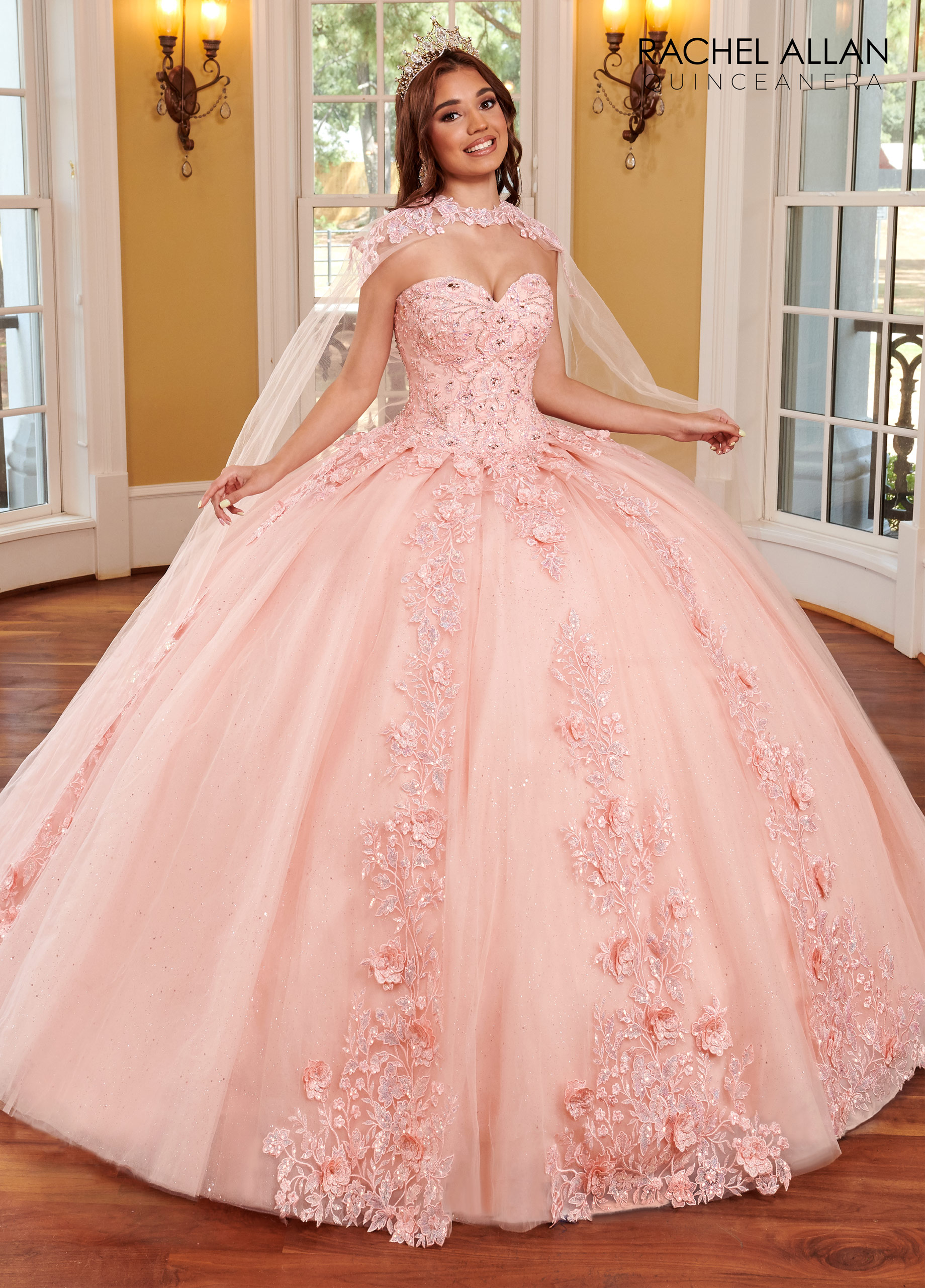 Sweetheart Ball Gowns Carmina in BLUSH Color