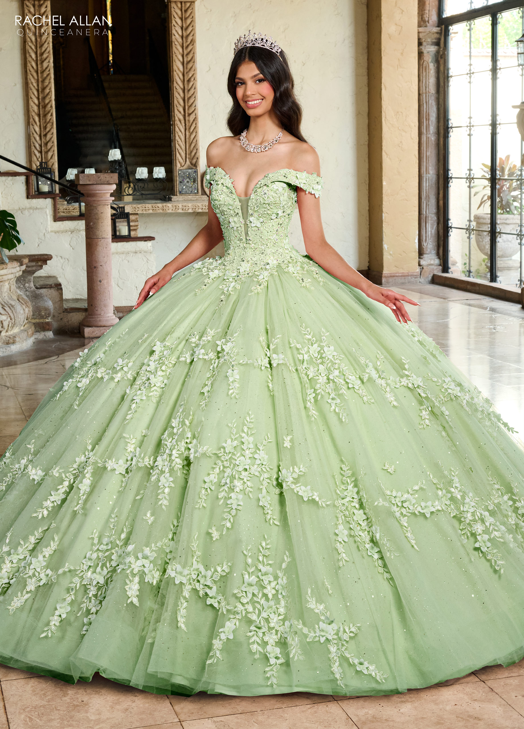 Portrait Ball Gown Carmina Quinceanera Gowns in Color | Style - RQ1134