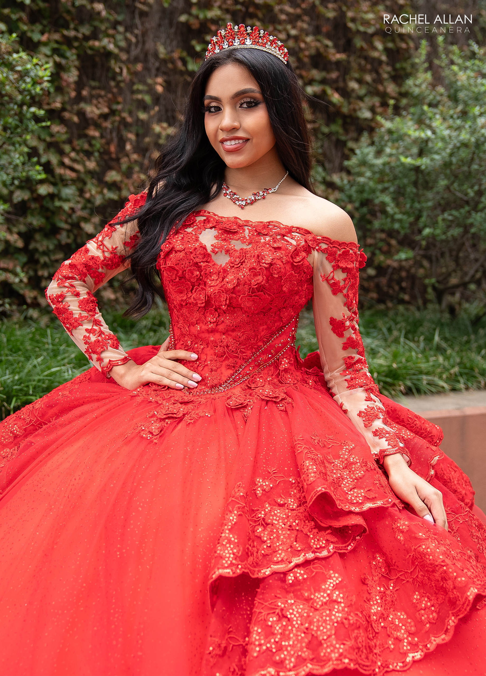 Sweetheart Ball Gown La Reina Quinceanera Gowns in Color | Style - RQ2192