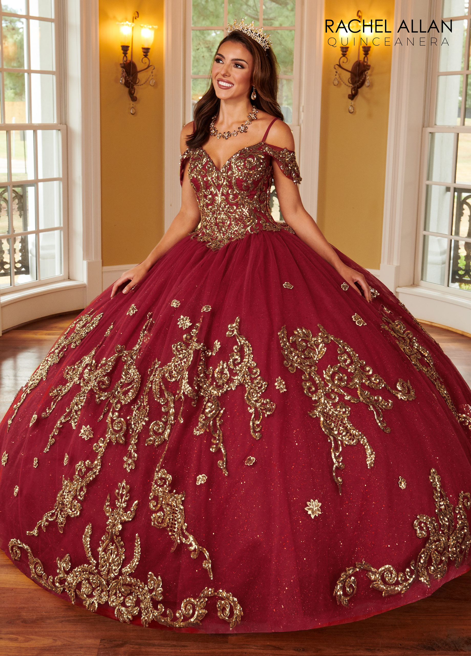 Sweetheart Ball Gowns La Reina Quinceanera Gowns in Color | Style - RQ2164