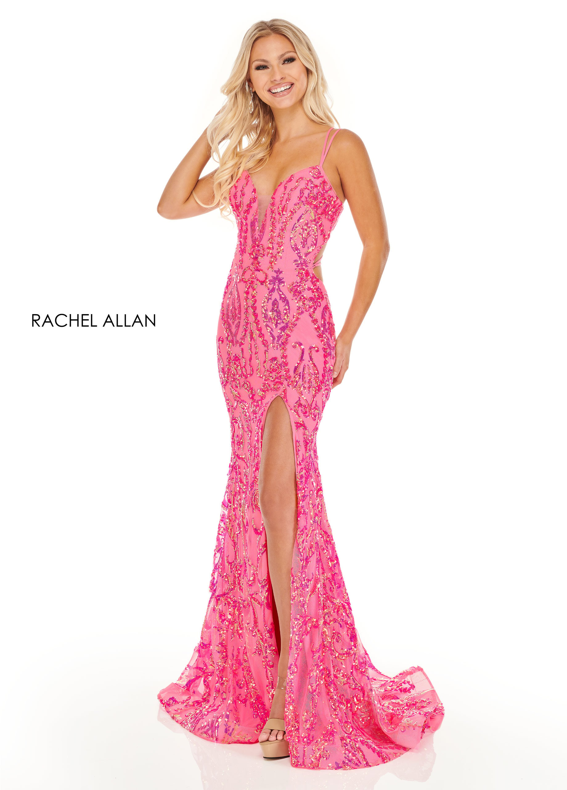 Sweetheart Fit & Flare BEST SELLERS in NEON PINK Color
