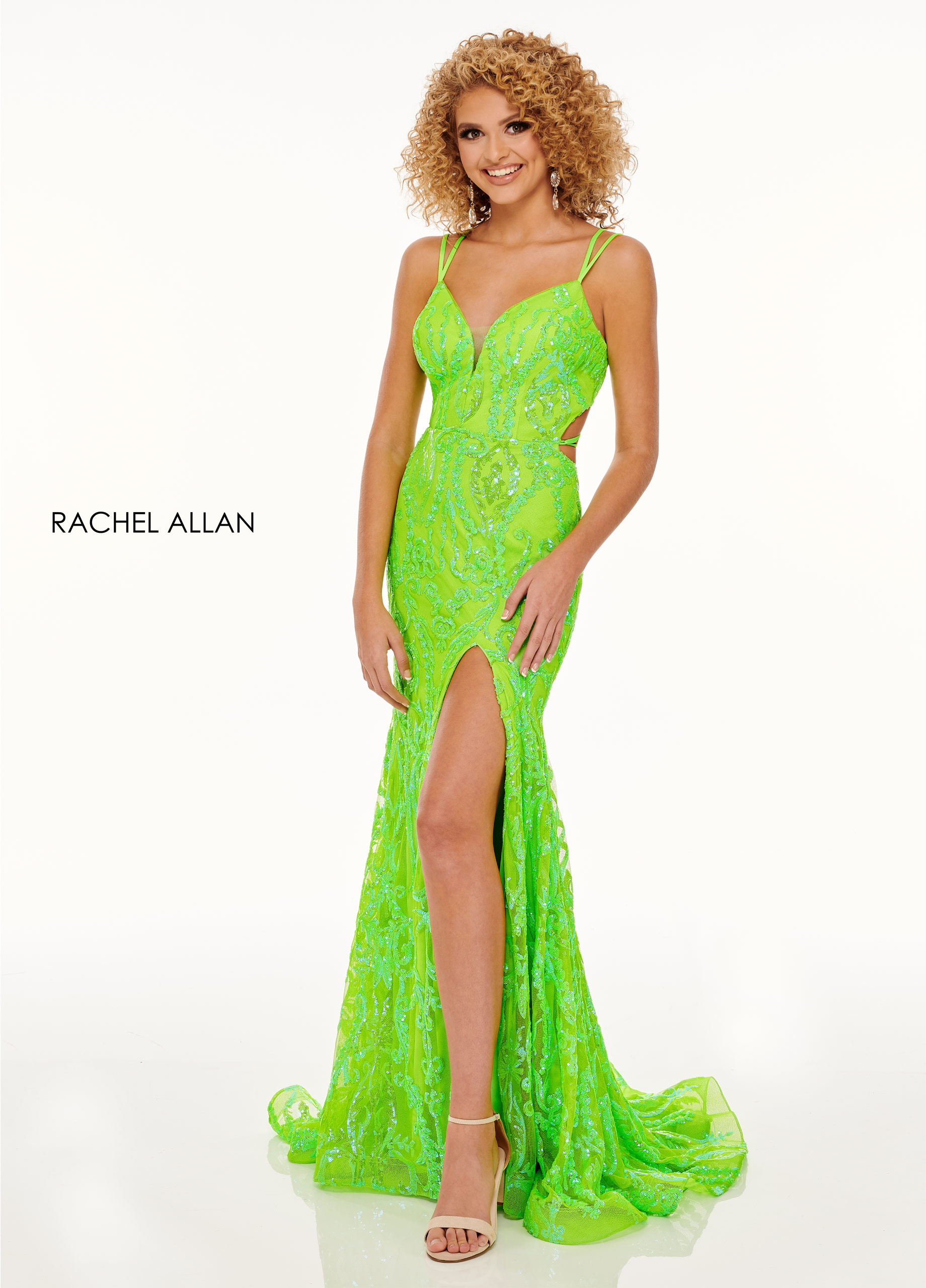Sweetheart Fit & Flare BEST SELLERS in NEON LIME Color